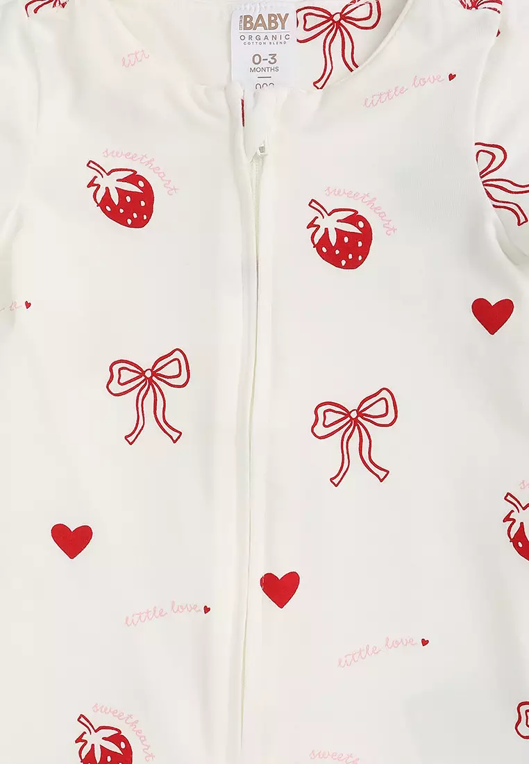 The Short Sleeve Zip Romper