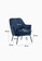 EASTWOOD LIVING Lucian Navy Lounge Chair B6B69HLEE9E439GS_5