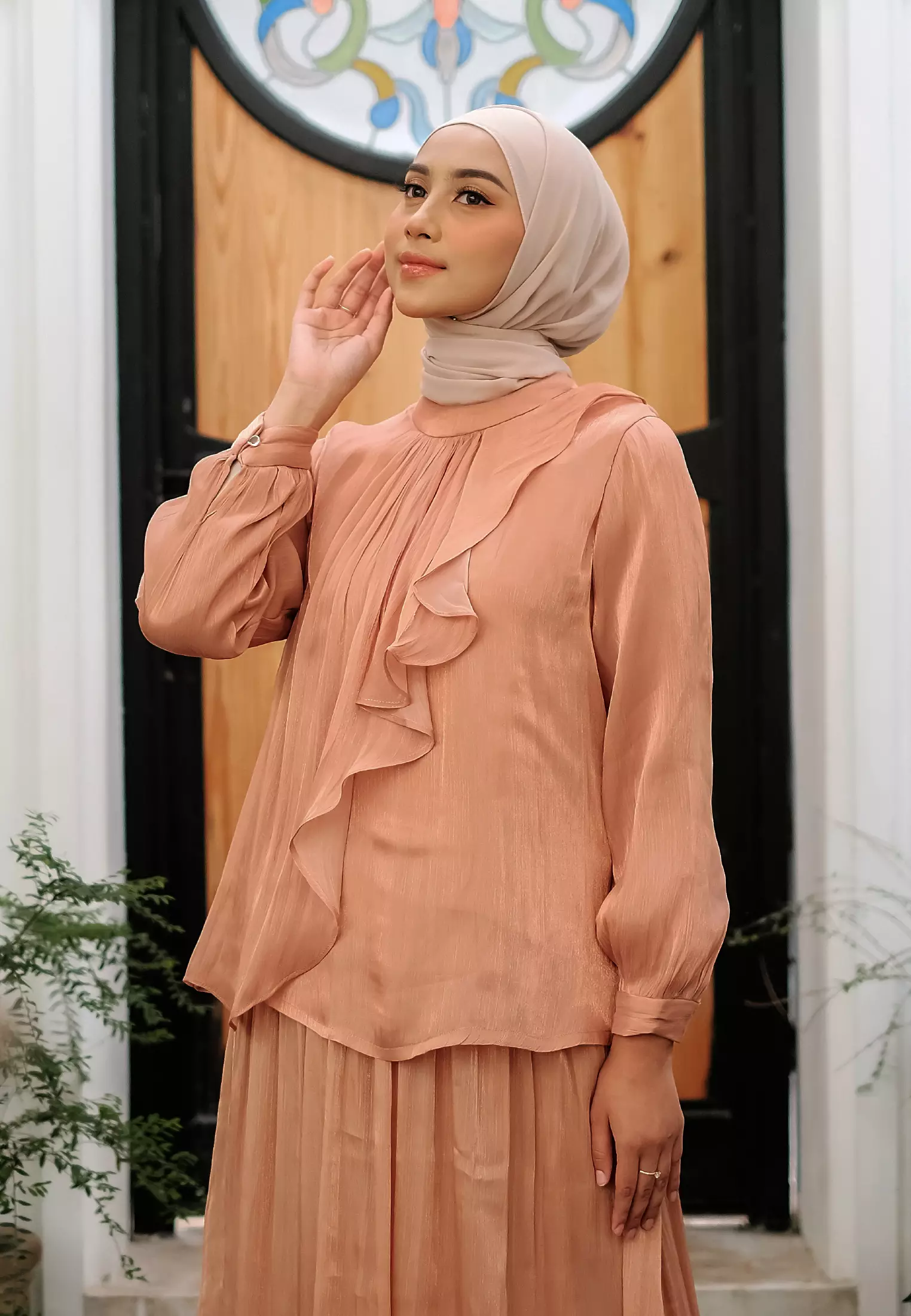 Callula Blouse - Caramel