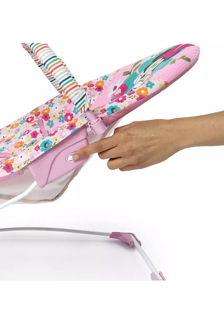Buy Bright Starts Minnie Perfect In Pink Vibrating Bouncer 2024
