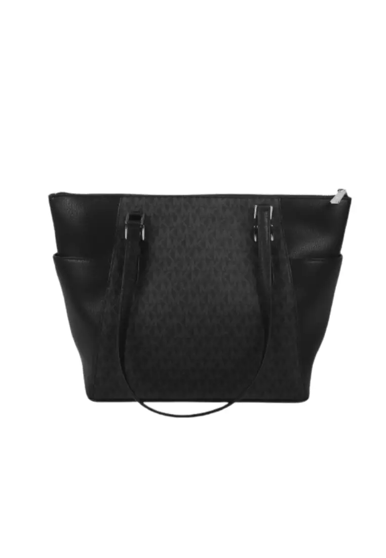 Michael kors sales large zip tote
