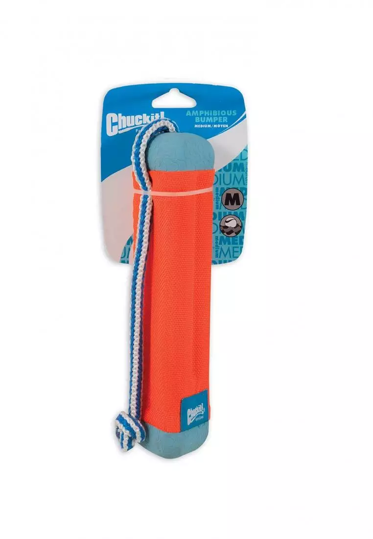 Buy Petmate ChuckIt! Amphibious Bumper Floating Fetch Dog Toy Medium ...