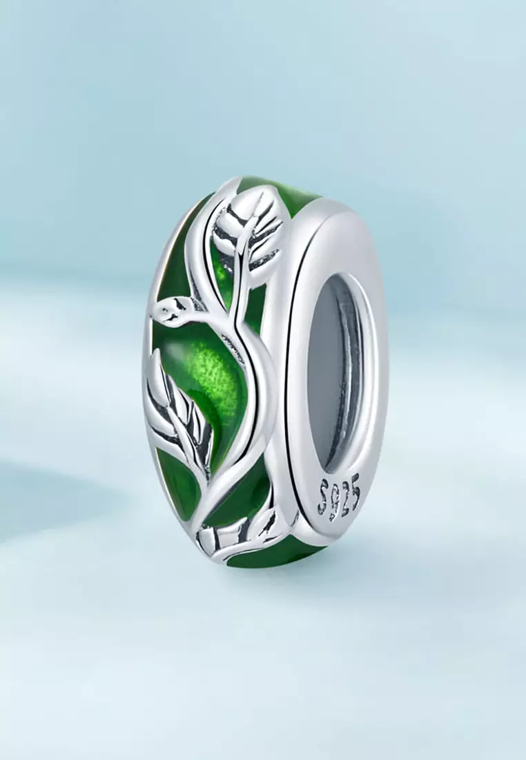 Solid Silver Mystic Forest Charm
