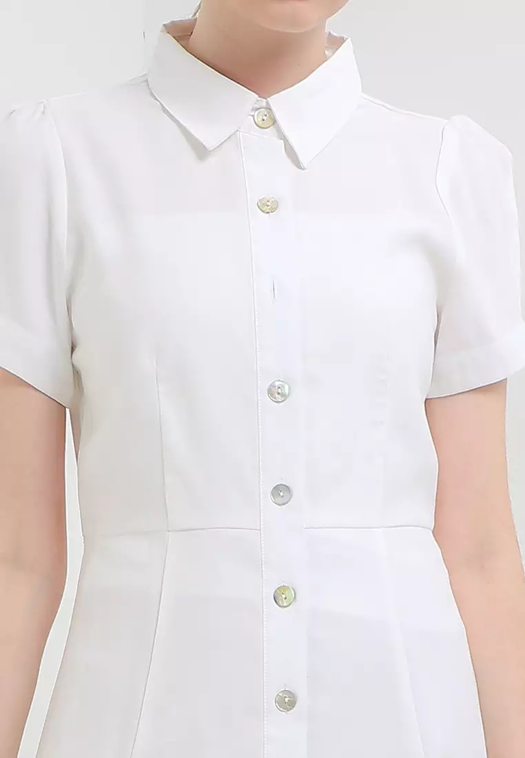 Dress Linen Twill Bw - Kayla Dresses