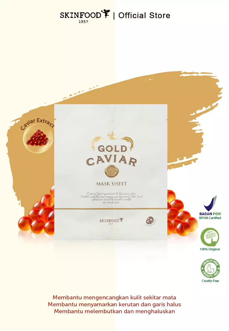 SKINFOOD - Gold Caviar Ex Mask Sheet