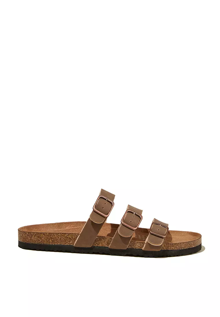 Discount on Rubi  shoes - SKU: Rex Triple Strap Slide Sandals