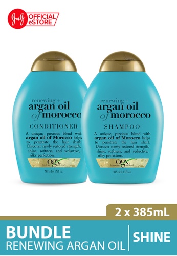Buy Ogx Ogx Renewing Argan Oil Of Morocco Shampoo And Conditioner Set Online Zalora Singapore