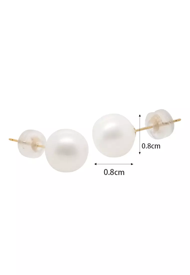 Real pearl earrings hotsell online