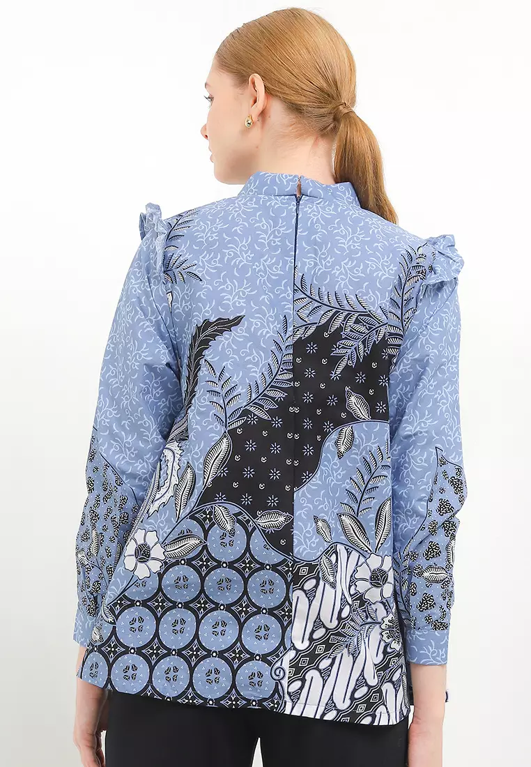 Arini Blouse Batik Katun Wanita