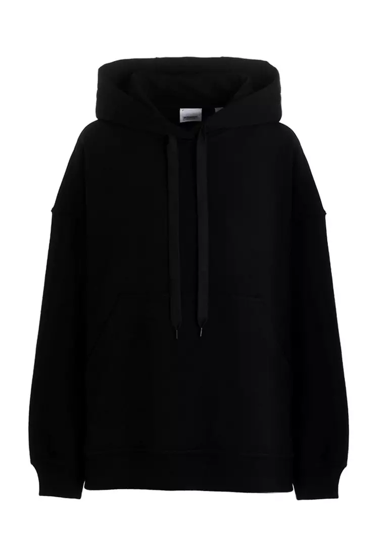 Burberry logo print cotton oversized sweatshirt store