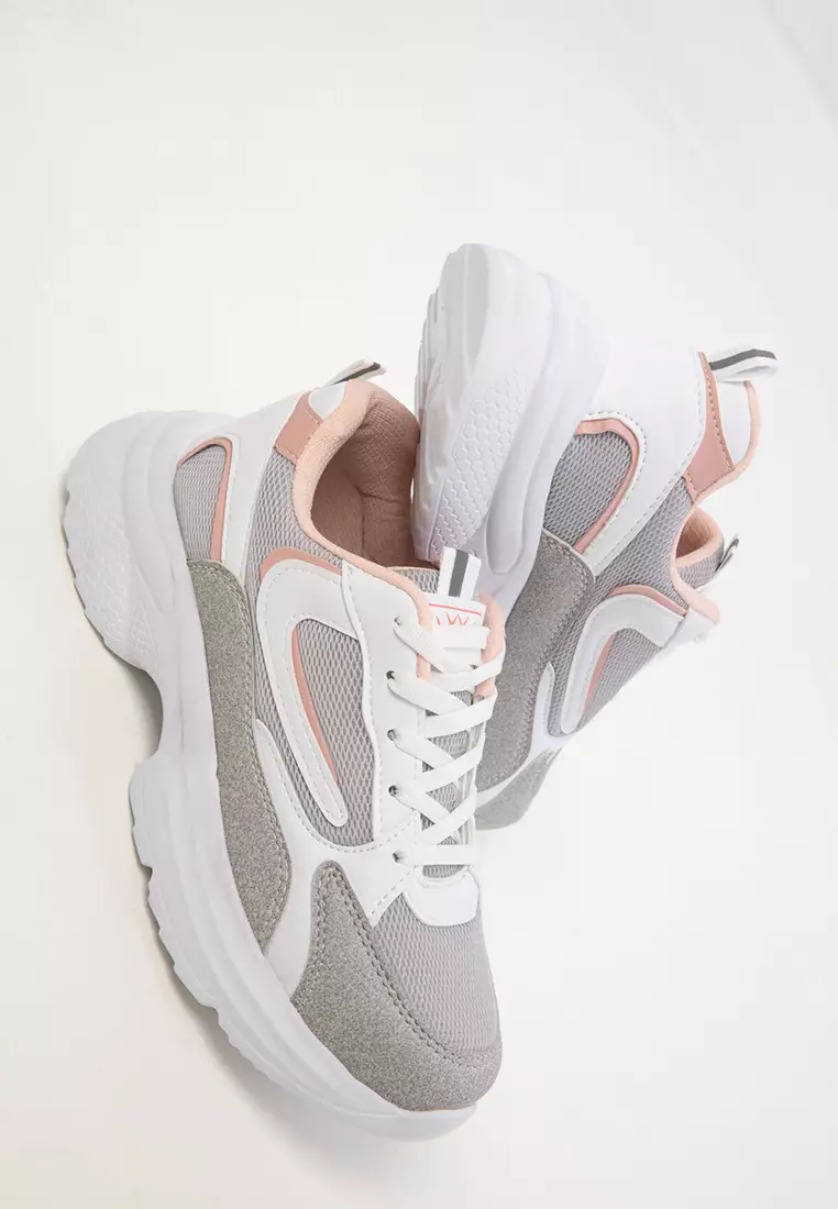Ice-White-Powder Women's Sneaker 20413