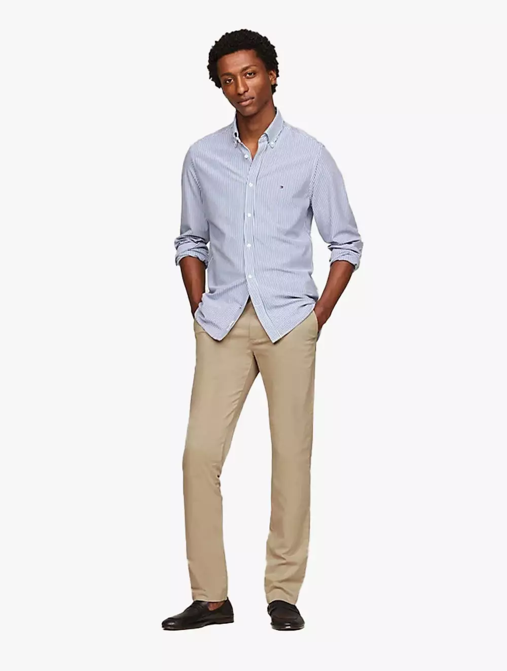 TOMMY HILFIGER - ESSENTIAL BLEECKER SLIM FIT CHINOS - Beige - Beige