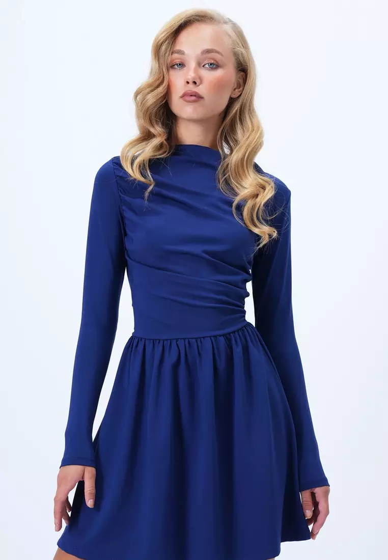Ruched Mini Dress