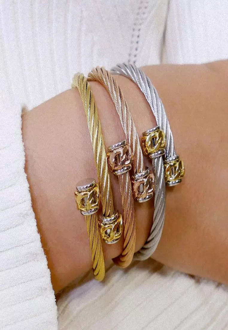 Char Celtic Chainette Bangle