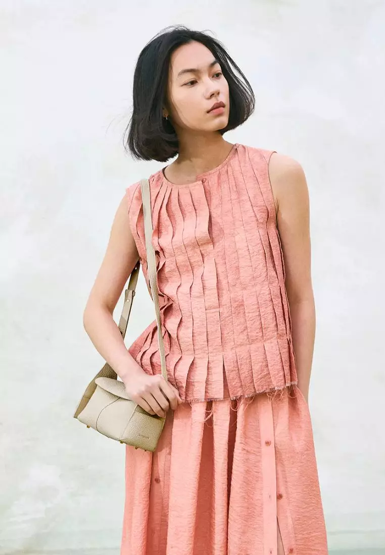 Mini Drippy Roof Bag - Ivory