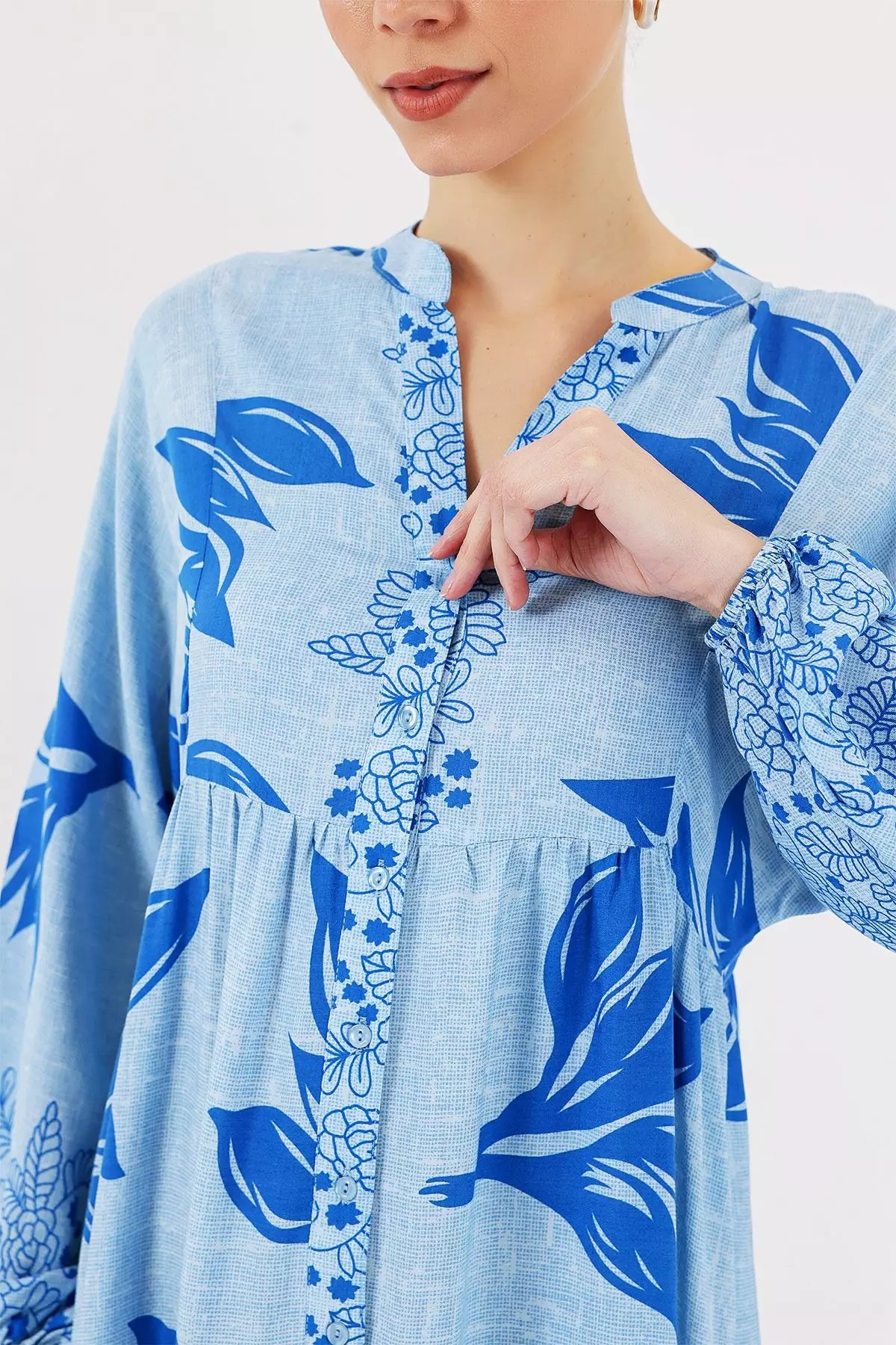 Patterned Modest Dress