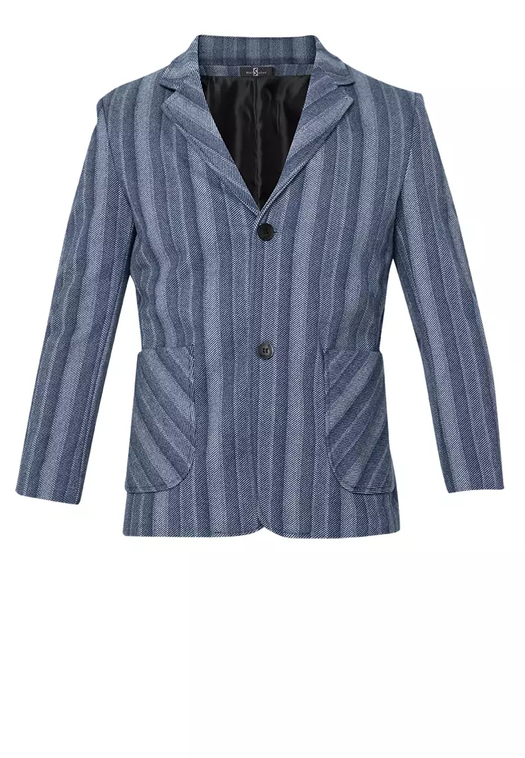 Casual Shadow Stripes Blazer
