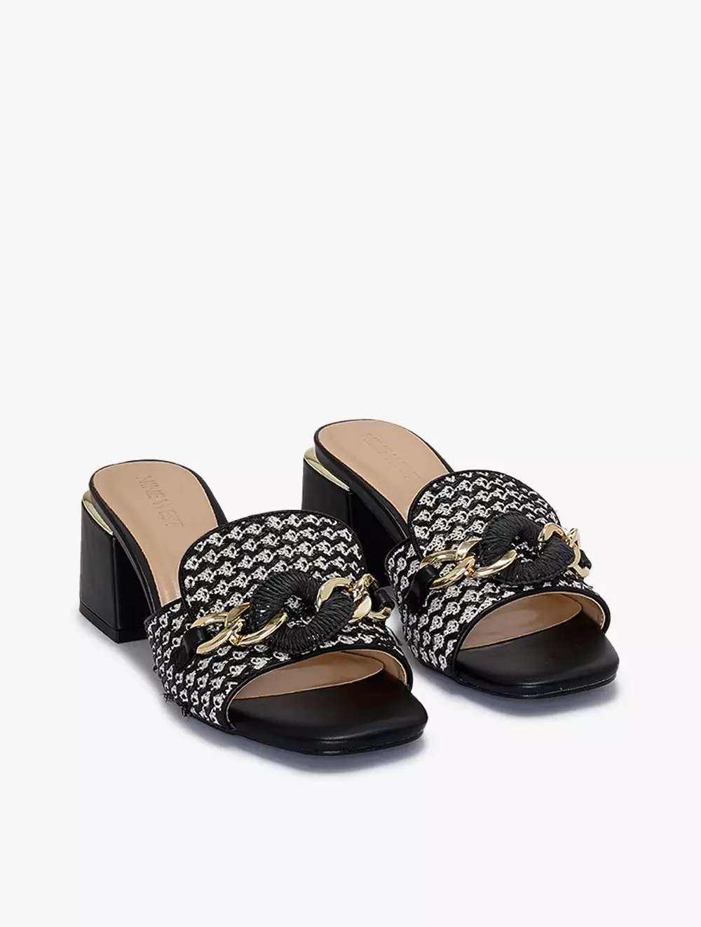 Payless Nine West Womens Mylah Block Heels - Black_04