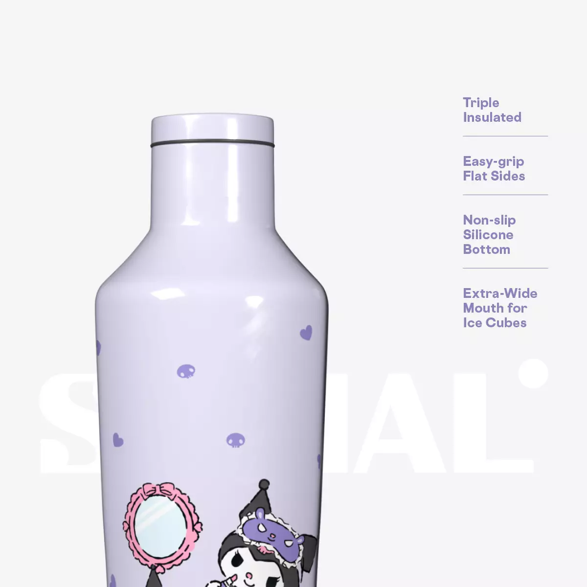 Corkcicle + Sanrio Characters - Kuromi Midnight Mischief Canteen