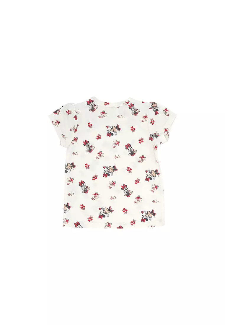 Disney Baby Minnie "Minnie Red Bow" Shirt and Jumper Set