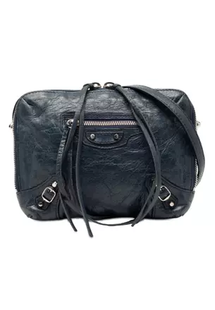 Buy BALENCIAGA Pre-Loved Balenciaga Lambskin Motocross Classic