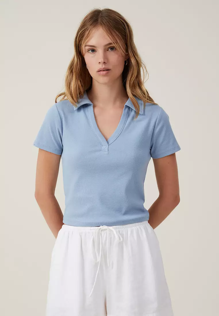 Buy Cotton On Jasmine Polo Short Sleeves Top 2024 Online | ZALORA ...