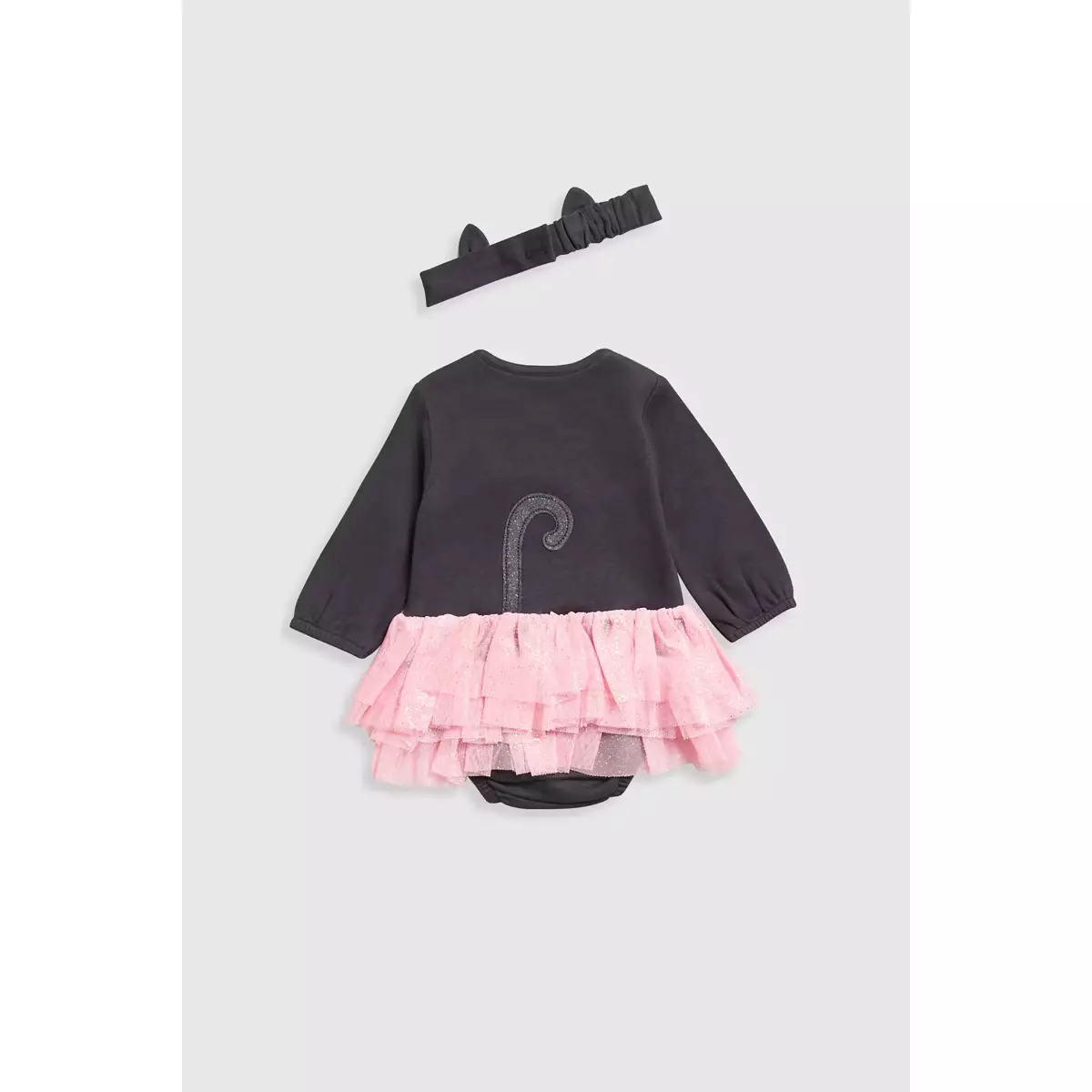 Mothercare Halloween Cat Bodysuit and Headband Set - Set Pakaian  Bayi Perempuan (Hitam)