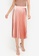 KOTON pink Pleated Skirt 6AFD9AAB848A80GS_1