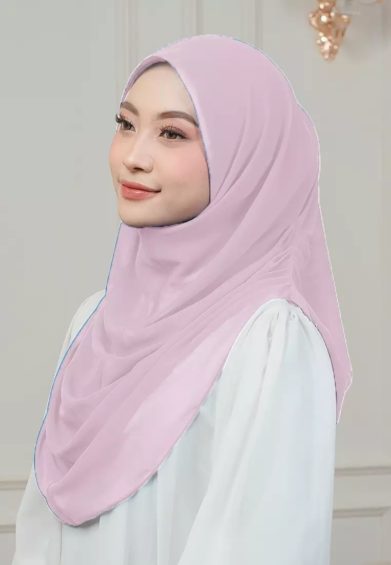 HIJAB INSTAN AURORA - PALE PINK