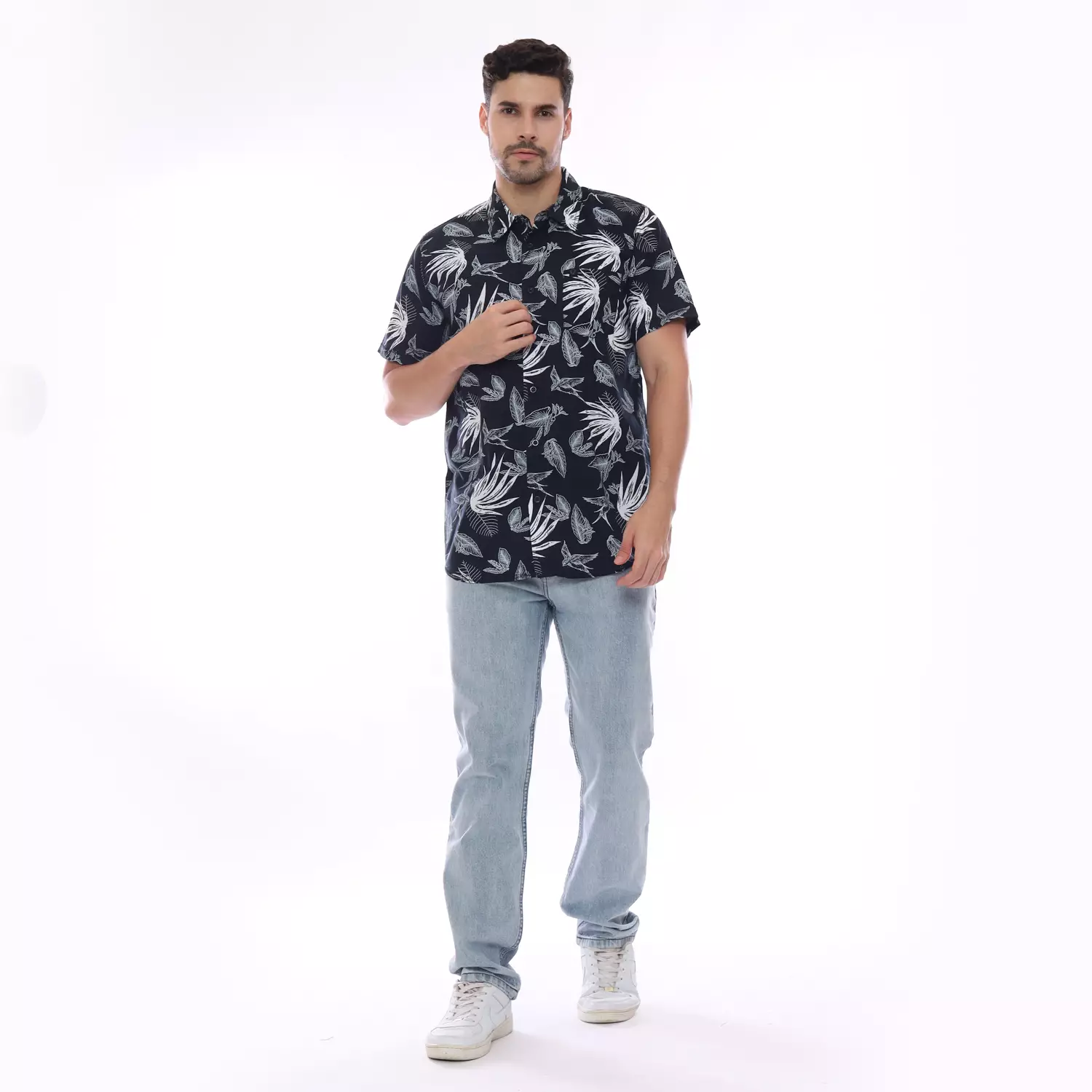 Planet Surf Clothing Kemeja Lengan Pendek Pria Setzen Man Shirt New Planet Surf