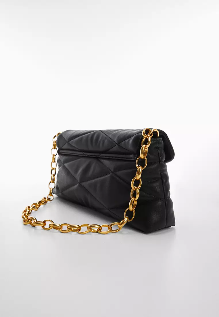 Mango quilted chain discount bag