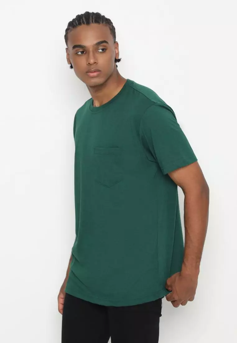 MATSUDA Kaos Polos Pocket T Shirt Cotton Chuo