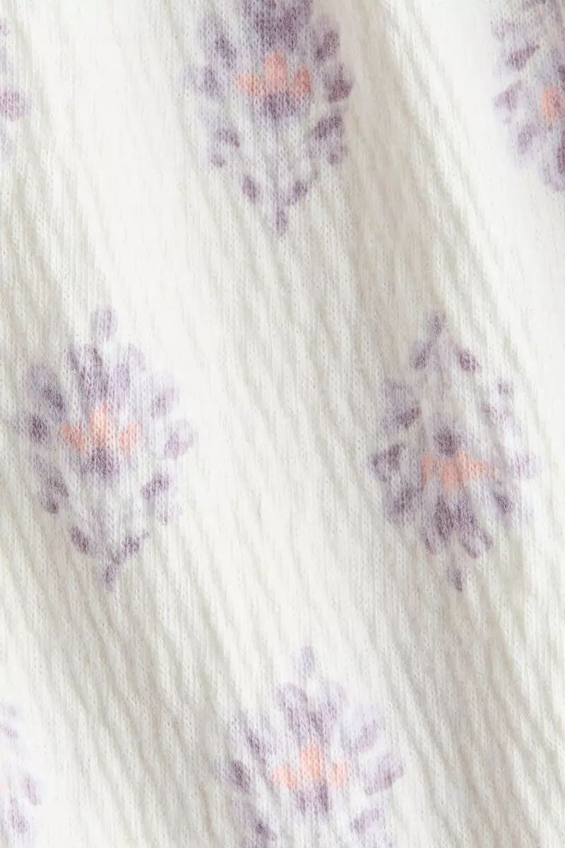 Printed cotton jersey shorts