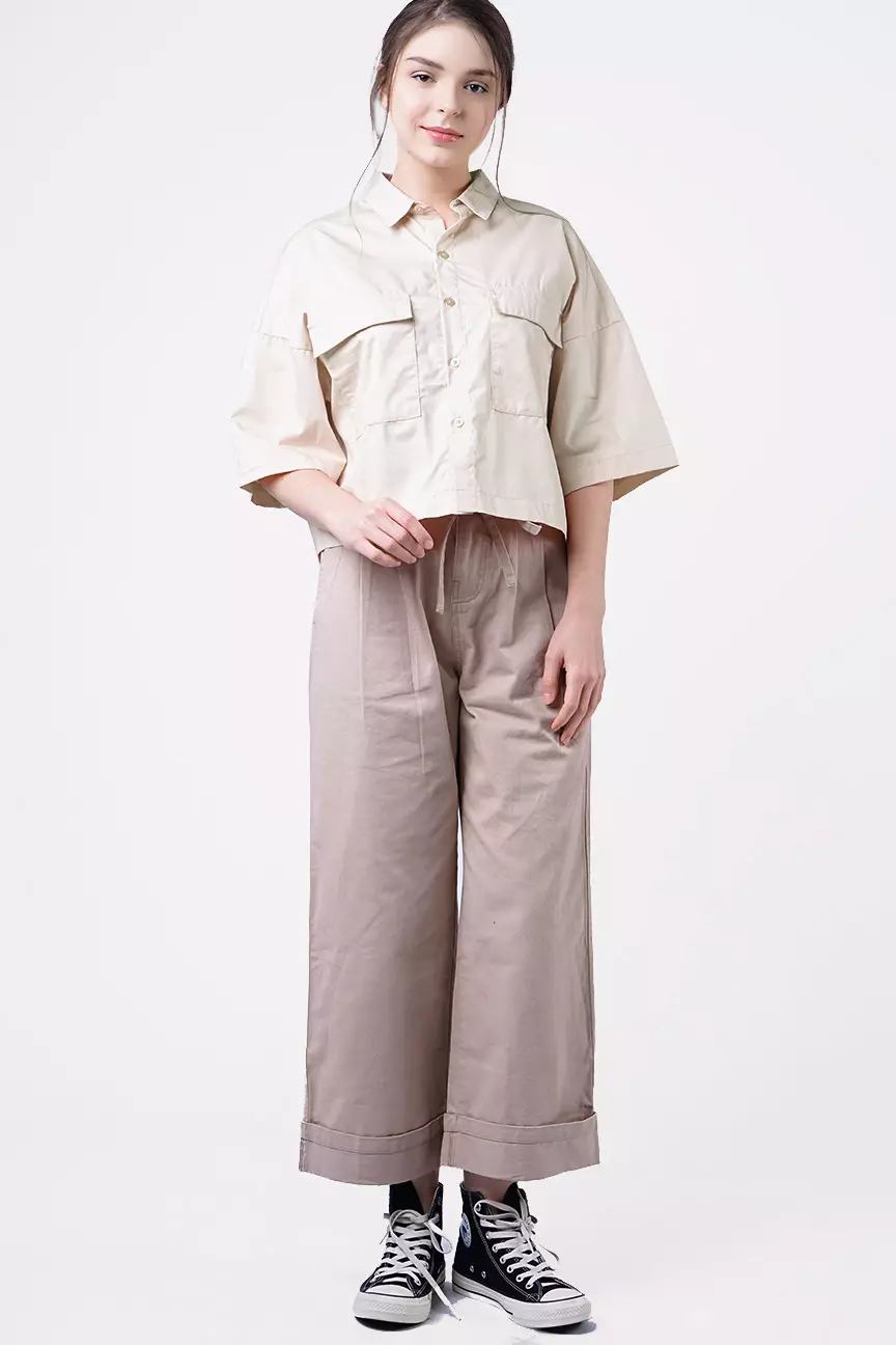 Kemeja Wanita Talva Cream