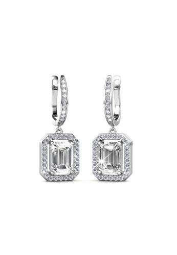 Her Jewellery Regal Hoop Earrings - Crystals from Swarovski® HE210AC32EBJSG_1