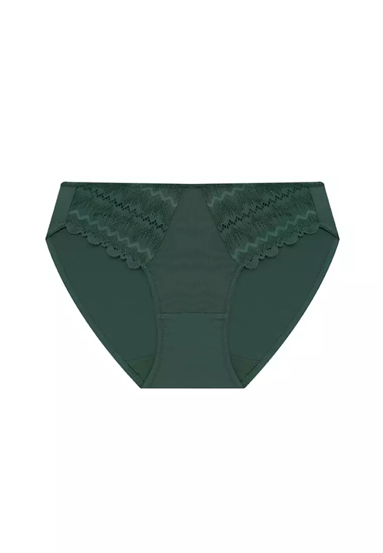 V-Shape Lace Panty Green