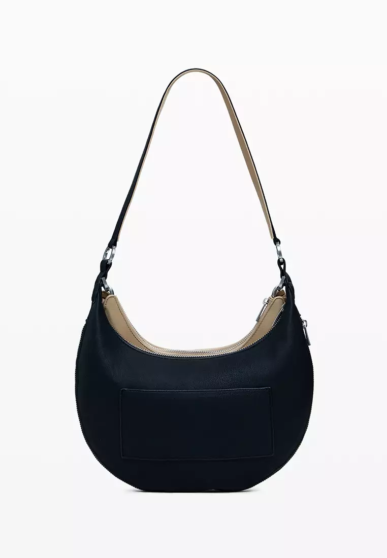 Medium two-tone 2-in-1 bag
