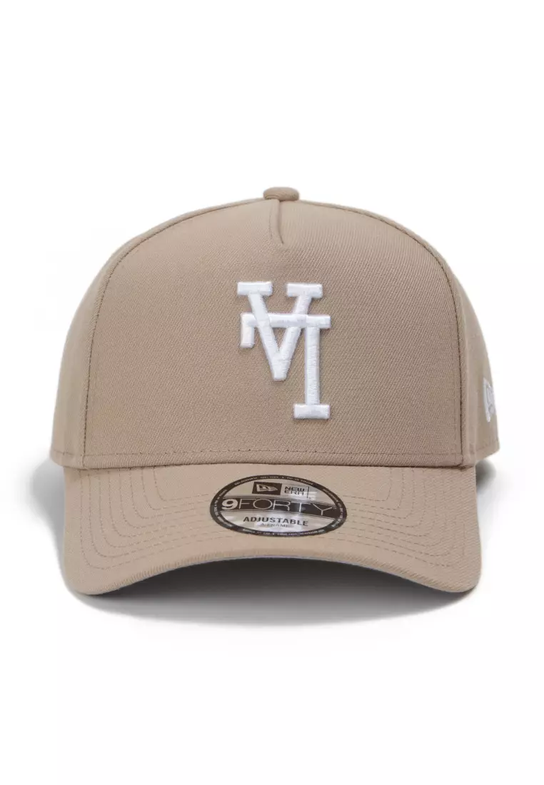 Los Angeles Dodgers MLB UPSIDE DOWN Camel 9FORTY Snapback Cap