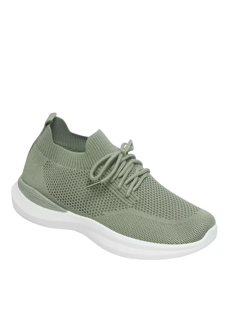 Dr. Kevin Sepatu Olahraga Sport Wanita Sneakers Rajut Slip On 589-069