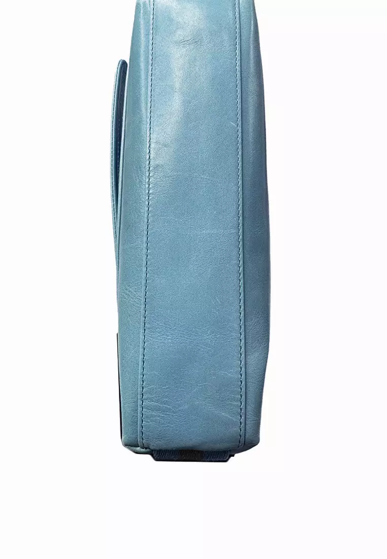 心愛的 Bally“Terlago”男士淺藍色郵差包 - O2-6206790-415