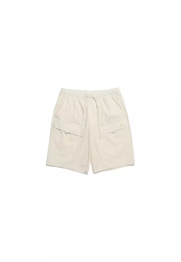 男女同款ADELIE輕便梭織彈性工裝短褲