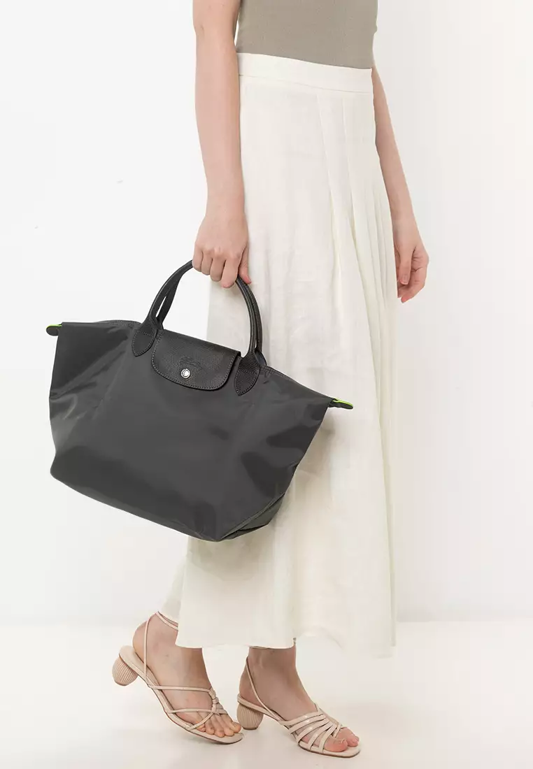 Le Pliage Green M Handbag (tr)