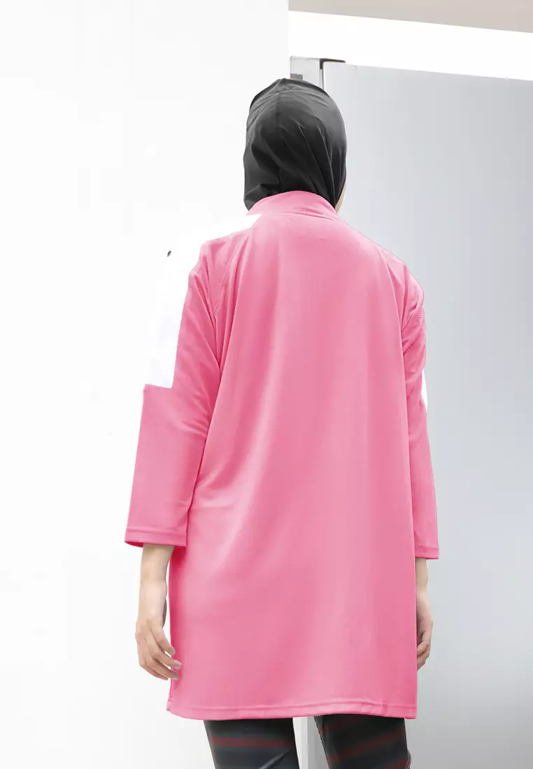 Zelena - Noa Zipper Sport Tunic | Atasan Olahraga Wanita - Fanta