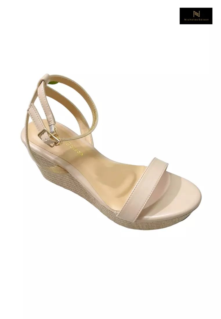 Nicholas Edison Wedge Zafir Beige