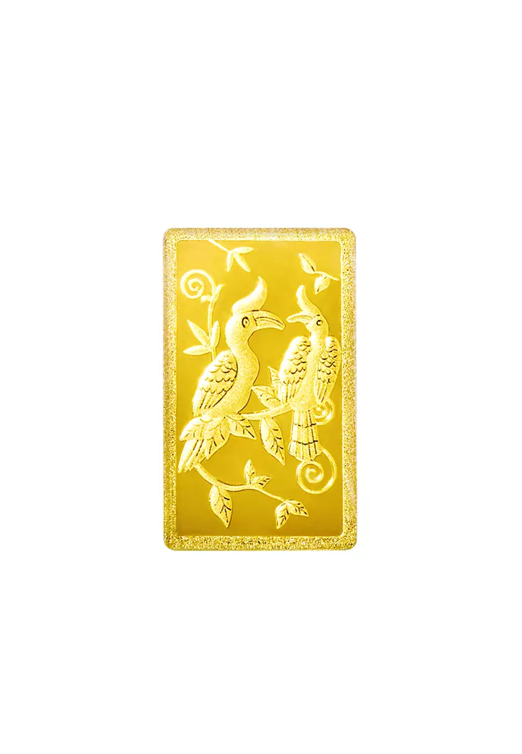 TOMEI Hornbill Gold Bar 3.11G Blue Card | Fine Gold 9999