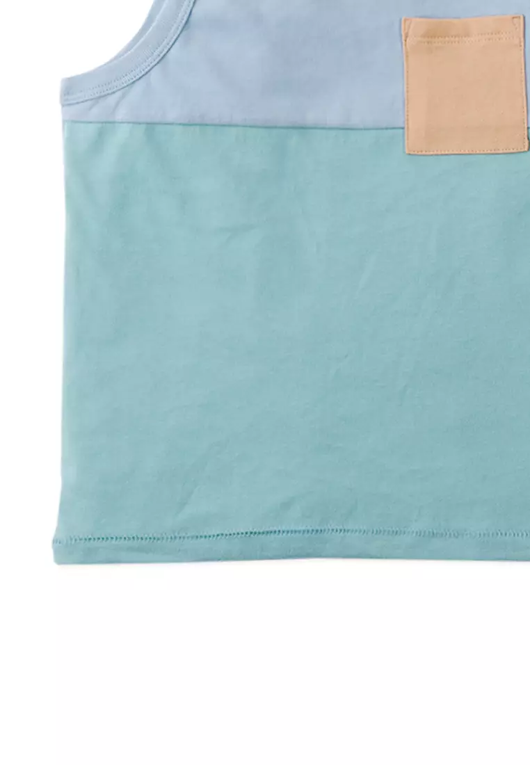 Soren Colorblock Tank With Pocket