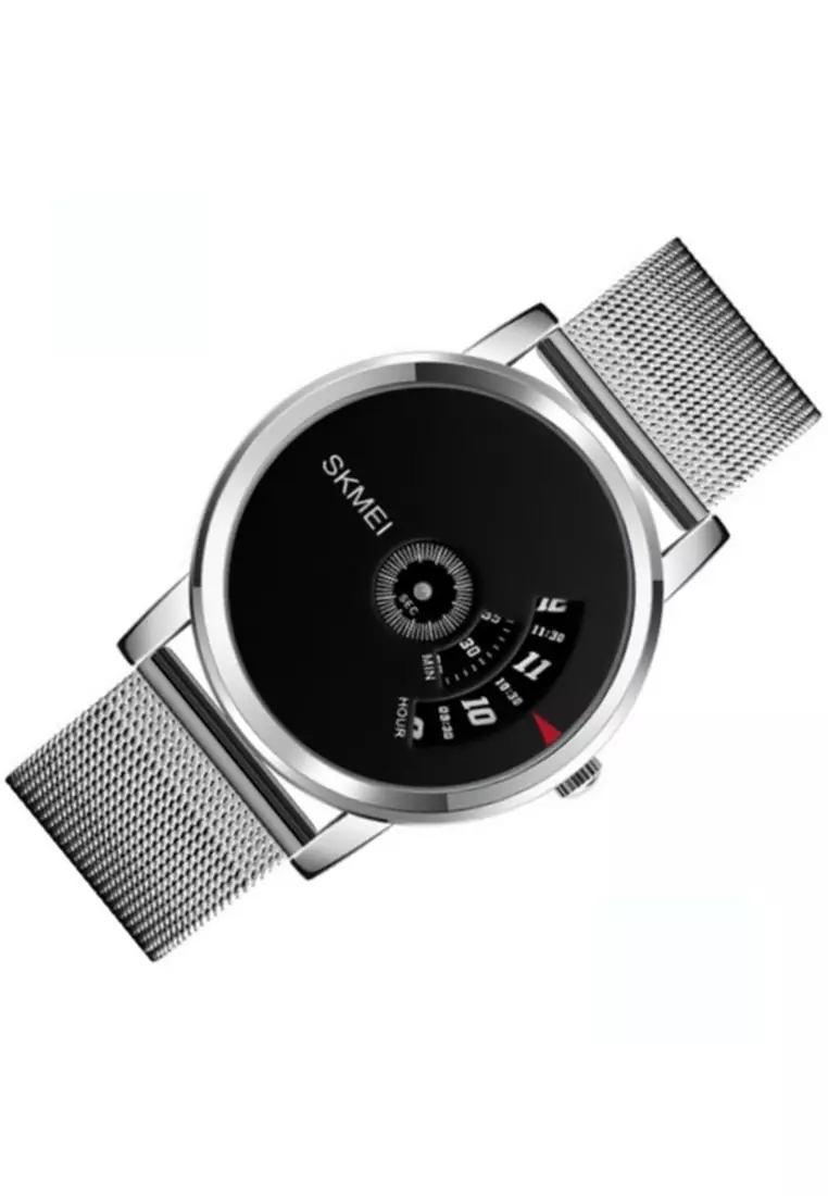 Jam Tangan Analog Pria Waterproof Strap Tali Material Stainless Steel GN13 ORIGINAL