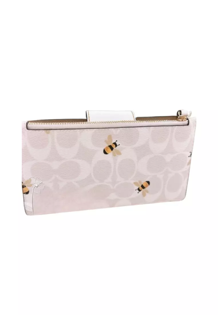 White sale coach wallet