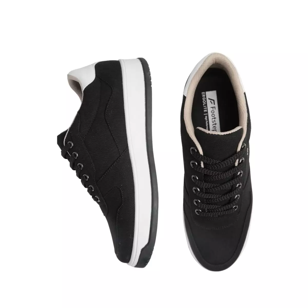 Footstep Footwear Sepatu Pria Sneakers Apollo Black Original Shoes