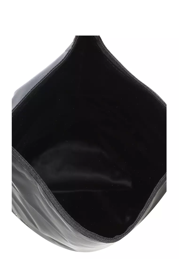 Bloosh Outdoor Waterproof Bucket Dry Bag 10 Liter with Extra Pocket Material Kain Parasut ORIGINAL - Black